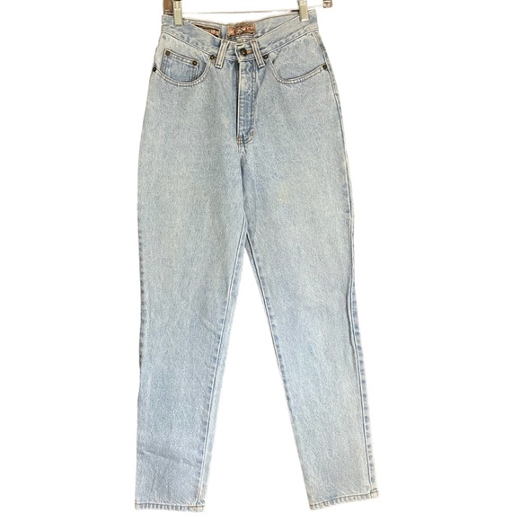 Vintage Womens Denim EXP jeans size 5/6 Light Wash Retro - Picture 1 of 10